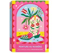 Peinture au numéro - Santiag fleurie