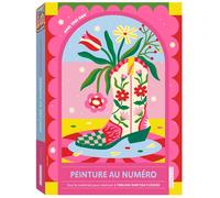 Peinture au numéro - Santiag fleurie - Limistic - Fleurus - Jeux livres objets