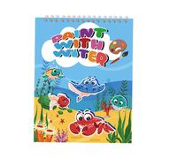 Peinture avec Livres d'Eau pour Tout-Petits,Papier de Peinture Aquarelle Enfants 1-4 Ans,Cadeau Artisanat d'Art avec Pinceau,Animal