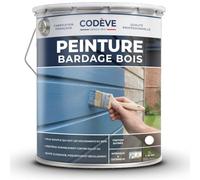 Peinture Bardage Bois - Codeve Bois/RAL 3000 - Rouge feu - 20L - Intérieur/extérieur - Pour La Protection De Votre Bardage En Pin, Sapin, épicéa Ou Mélèze.