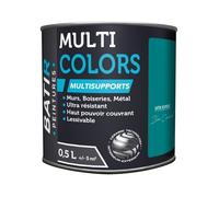 Peinture Batir Multi-Supports Satin Soyeux 0,5 L bleu canard