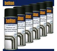 Peinture Belton Spécial 6 x 400 ML Résistant à la Chaleur Vernis À 650°C