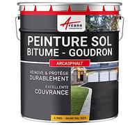 Peinture, bitume, goudron, asphalte, macadam, béton, enrobé: Arcasphalt - 3.75 kg (jusqu a 7.5 m² en 2 couches) Jaune Signalisation - RAL 1023 - ARCANE INDUSTRIES