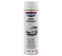PEINTURE BLANC SATIN AEROSOL 500ML PRESTO