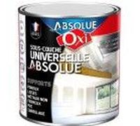 Peinture blanc sous couche impression fixante universelle tous supports intérieur extérieur 0.5L OXI