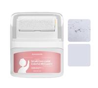 Peinture blanche portable pour mur - Peinture blanche portable avec rouleau de peinture intégré, pinceau roulant de réparation murale, outil de réparation de rayures pour mur, porte, armoires, bois