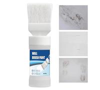 Peinture Blanche pour Mur,Peinture Intérieure pour Murs - Peinture intérieure sûre avec pinceau - Réparation de cloisons sèches, outil de réparation de murs, solution rapide longue durée pour les déco