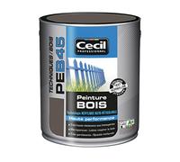 Peinture Bois Cécil Professionnel PEB45 Brun foncé 2,5 L