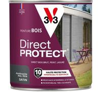 Peinture bois Direct Protect® - Anthracite - V33 - 0,5L