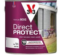 Peinture bois Direct Protect® - Blanc - V33 - 2L