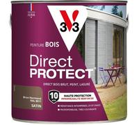 Peinture bois Direct Protect® - Brun normand - V33 - 2L
