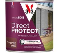 Peinture bois Direct Protect® - Rouge basque - V33 - 0,5L