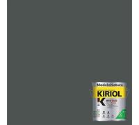 Peinture Bois et Métaux, Sous couche et Finition, Antirouille, sur Fer, Acier Galvanisé, même rouillés, très opacifiant, de MadeInNature (0.75 litre pour 10 m², soit 5 m² pour 2 couches, RAL 7043)