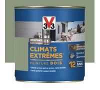 Peinture bois extérieur Climats Extrêmes RAL 6021 Vert provence satin 0 5L V33