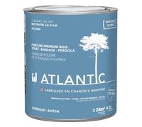 Peinture bois extérieurs - RAL 5024 Bleu pastel Ile d'Aix - 2L - ATLANTIC