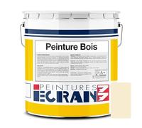 Peinture bois professionnelle, satin, peinture opacifiante, sans odeur, protège, décore, intérieur, extérieur ECRAN77 5 litres