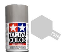 Tamiya Peinture bombe TS76 Argent clair métal (Mica) brillant 100 ml 85076