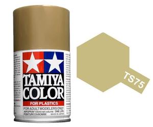 Peinture bombe Champagne Métal brillant TS75 Tamiya - 85075