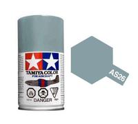Tamiya Aérosol de peinture AS26 (86526) Gris fantôme clair - synthétique 100 ml Modélisme