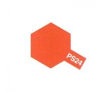 Peinture bombe Lexan orange fluo PS24 Tamiya - 86024