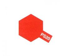 Peinture bombe Lexan rouge fluo PS20 Tamiya