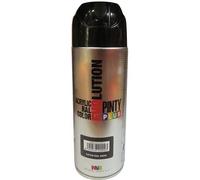 Peinture spray acrylic satiné 400ml noir foncé ral 9005 -