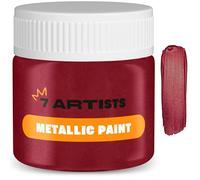 Peinture Bordeaux Métallique 50 ml Acrylique Rouge | Peinture Acrylique Métallisée Rouge