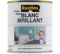 Peinture brillante à séchage rapide pour bois et métal en intérieur et extérieur - Blanc 500ml