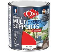 Peinture Brillante Multi-supports 0.5 L Top 3+ - Rouge Vif