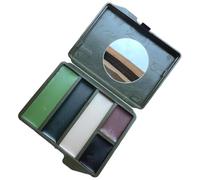 Peinture camouflage pour le visage - Palette de couleurs camouflage pour le visage, maquillage militaire pour le visage | Couleurs non toxiques, faciles à utiliser pour la chasse, les festivals, les