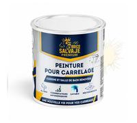 Peinture carrelage cuisine et salle de bain - BRICOSALVAJE - Beige Riz - Satiné - 750ml