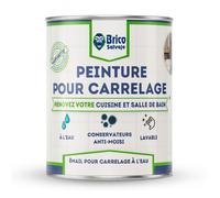 Peinture carrelage cuisine et salle de bain - BRICOSALVAJE - Blanc Alpin - Mat - 750ml