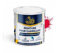 Peinture carrelage cuisine et salle de bain - BRICOSALVAJE - Rouge Feu - Mat - 750ml
