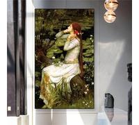 Peinture célèbre décor à la maison John Everett Millais Ophelia de William Shakespeare affiche imprime toile mur Art 23.6 "x47.2" (60x120 cm) sans cadre