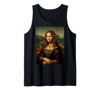 Peinture Celtique Mona Lisa Célèbre Art Parodie Renaissance Débardeur