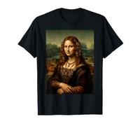 Peinture Celtique Mona Lisa Célèbre Art Parodie Renaissance T-Shirt