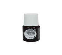Pébéo Couleur opaque pour terre cuite et céramique Effet brillant Flacon 45 Brun Rouge 025-018