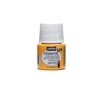 Pébéo Peinture à froid céramique 3253124 - flacon de 45 ml - jaune orange