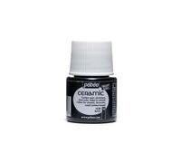 Pébéo Ceramic – Couleur opaque pour terre cuite, céramique et faïence – Brillant 45 ml Noir