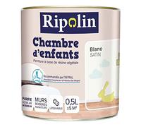 Peinture chambre d'enfant 0,5L RIPOLIN - Ton: Blanc