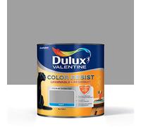 Peinture Color Resist Dulux Valentine - Lessivable et resistante pour Murs & Boiseries - aspect Mat Aluminium 1 L