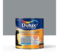 Peinture Color Resist Dulux Valentine - Lessivable et resistante pour Murs & Boiseries - aspect Mat Gris Acier 1 L - Dulux Valentine