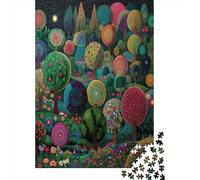 Peinture colorée du vergerPuzzles 1000 Pièces pour Adultes, Peinture à pointsjeux ÉduChatifs, Décoration D'intérieur70x50cm/1000pcs