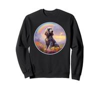 Peinture commémorative pour Chien Cocker Spaniel Rainbow Bridge Sweatshirt