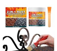 Peinture Convertisseur de Rouille pour Métaux,Barrière Imperméable à l'Humidité | Primaire Antirouille pour Surfaces Métalliques | pour Pièces Mécaniques Clôture Extérieur Garage Bateau Coque Voiture
