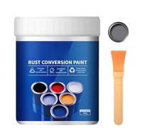 Peinture convertisseur de rouille résistante aux intempéries pour métal, convertisseur de rouille pour métal, dissolvant de rouille pour métaux et apprêt, peinture antirouille à base d'eau avec