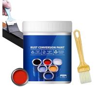 Peinture convertisseur de rouille résistante aux intempéries pour métal, peinture de conversion de rouille, agent d'apprêt multifonction à base d'eau, multicolore, séchage rapide, antirouille,