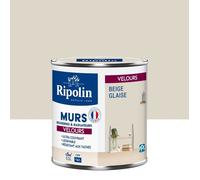 Peinture Couleur Murale Velours - 0,5L - Beige Glaise - Ripolin