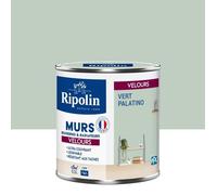 Peinture Couleur Murale Velours - 0,5L - Vert Palatino - Ripolin