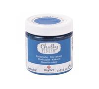 Rayher Peinture craie Chalky Finish – à base d'eau, Pot 118 ml – Bleu Ciel
